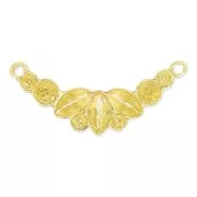 Spacer for PureCrystal 1028/1088 and 4228 6x3mm gold tone