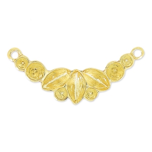 Spacer for PureCrystal 1028/1088 and 4228 6x3mm gold tone