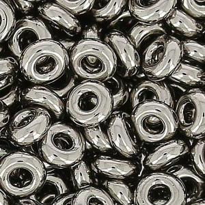 Toho seed beads Demi Round 8/0 TO8RDR0711 - Silver Nickel Plated x5g