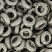 Toho seed beads Demi Round 8/0 TO8RDR0566 - Metallic Frosted Antique Silver x5g|raw }}