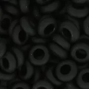 Toho seed beads Demi Round 8/0 TO8RDR0049F - Jet Mat x5g