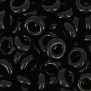 Toho seed beads Demi Round 8/0 TO8RDR0049 - Jet  x5g|raw }}