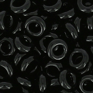 Toho seed beads Demi Round 8/0 TO8RDR0049 - Jet  x5g