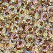 Toho Seed beads Demi Round 11/0 TO11RDR0994 - Crystal AB Gold Lined x5g|raw }}