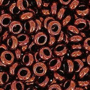 Toho Seed beads Demi Round 11/0 TO11RDR0222 - Metallic Dark Red Bronze x5g
