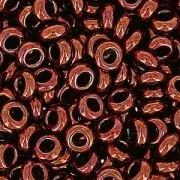 Toho Seed beads Demi Round 11/0 TO11RDR0222 - Metallic Dark Red Bronze x5g