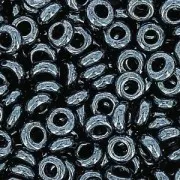 Toho Seed beads Demi Round 11/0 TO11RDR0081 - Hematite Metallic x5g