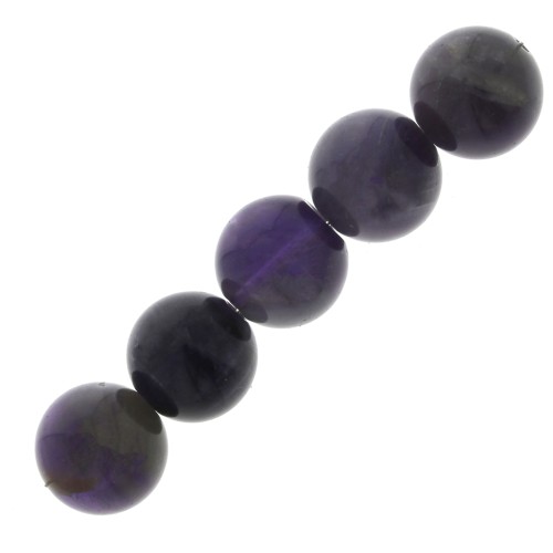 Beads Amethyst 10mm x5