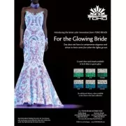 Toho Seed beads 11/0 TO11R2710 - Glow In The Dark - Crystal/Bright Green x8