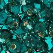 Miyuki Fringe beads 3.4mm DP2425 - Teal Silver Lined x8g