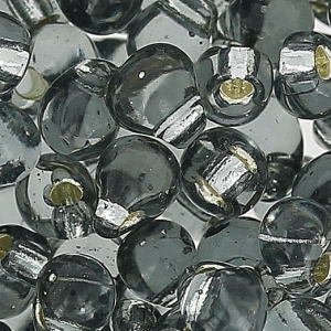 Miyuki Fringe beads 3.4mm DP21L - Lt Gray Silver Lined x8g