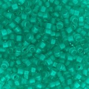 Miyuki Delica 11/0 DB0786 - Dyed Semi Mat Transparent Teal x8g|raw }}