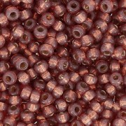 Miyuki Seed beads 11/0 641 - Dyed Rose Bronze S/L Alabaster x8g