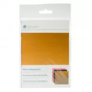 Aluminium sheets 12.7x17.7 cm for Silhouette Curio Black/Rosa/Cooperx3