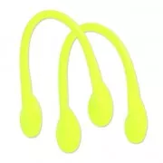 Synthetic handles - for 38 cm bag Neon Yellow x2