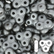 Trinity Beads 6mm Pastel Light Grey/Silver x5g|raw }}