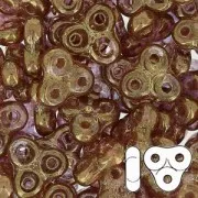 Trinity Beads 6mm Crystal Gold Bronze x5g