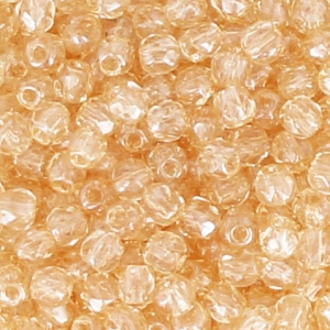 Genuine 2 mm Facets (True 2) - Crystal Champagne Luster x50