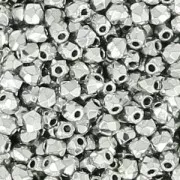 True 2mm Fire Polished faceted round beads Crystal Labrador Full x50