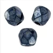 True 2 mm facets - Jet Hematite x50