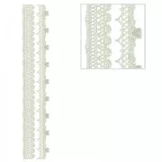 Repositionable stickers Lace hearts 3D Strips