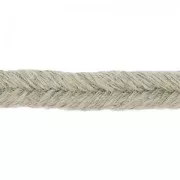 Braided linen ribbon 5 mm Natural x 1m