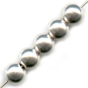 balls 8 mm Antique Silver Plating x5