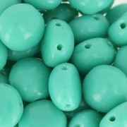 Candy Beads 2-hole 8mm Green Turquoise x20|raw }}
