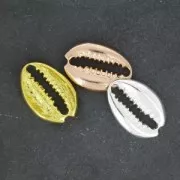 Shell spacer 19x13 mm in 925 Sterling Silver x1