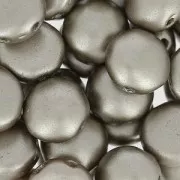 Candy Beads 2-hole 8mm Pastel Light Brown x20