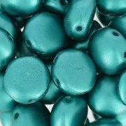 Candy Beads 2-hole 8mm Pastel Emerald x20