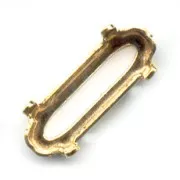 Cabochon setting PureCrystal 4161 oval 21x7 gold colored