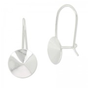 Ear hooks for Rivoli 1122 10 mm 925 Sterling Silver x2