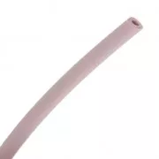 Plastic hollow cord 3mm Mauve Antic x 50cm