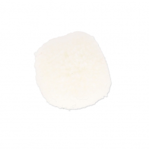Round synthetic pompom 2 cm White x1