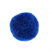 Round synthetic pompom 2 cm Dark blue x1