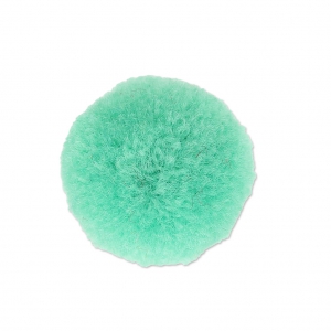 Round synthetic pompom 2 cm Mint x1