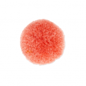 Round synthetic pompom 2 cm Salmon x1