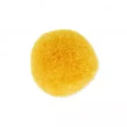 Round synthetic pompom 2 cm Mustard x1