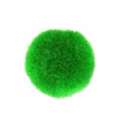 Round synthetic pompom 2 cm Green x1|raw }}