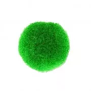Round synthetic pompom 2 cm Green x1