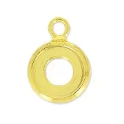 Pendant for 6mm PureCrystal 2058 2088 strass Gold tone x1