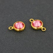 Pendantfor 6mm PureCrystal 2058 2088 strasssilver tone x1