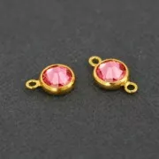 Pendantfor 6mm PureCrystal 2058 2088 strasssilver tone x1