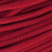 Leather effet daim with topstitching 3mm Siam x30cm|raw }}