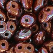 SuperDuo 2.5x5mm Opaque Chocolate Nebula x10g|raw }}