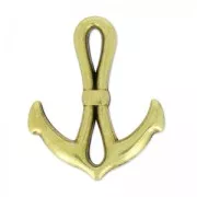 Spacer ancre 23x19mm bronze tone x1