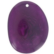 Fine Tagua slice 25-35 mm Violet x1|raw }}
