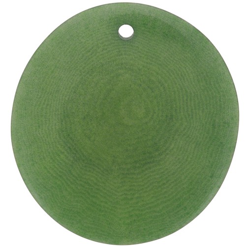 Fine Tagua slice 25-35 mm fir green x1