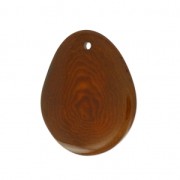 Fine Tagua slice 25-35 mm Brown x1|raw }}